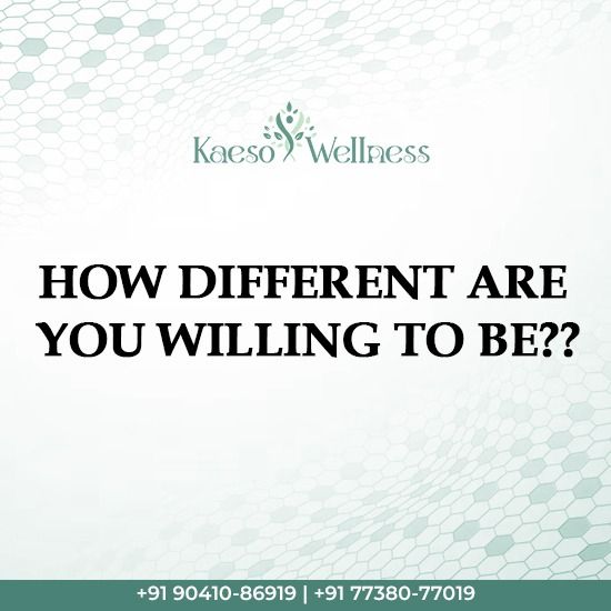 Picture of How Different are you Willing to Be??