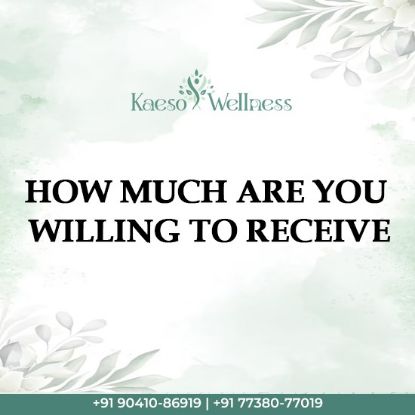 Picture of How much are you Willing to Receive