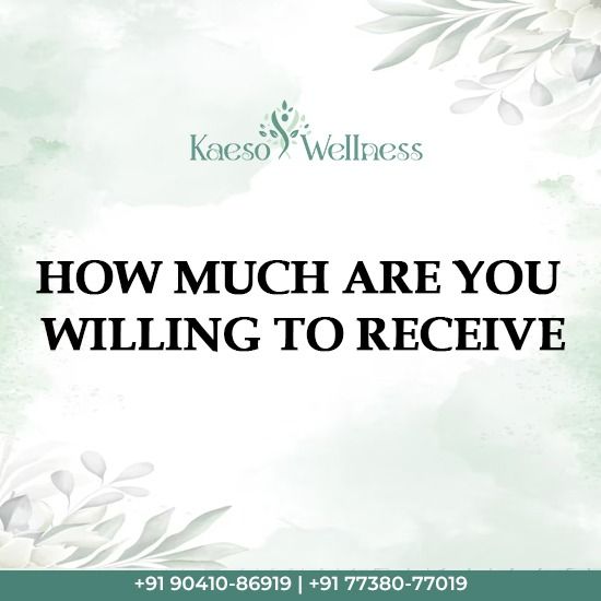 Picture of How much are you Willing to Receive
