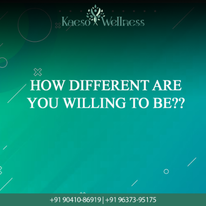 Picture of How Different are you Willing to Be??